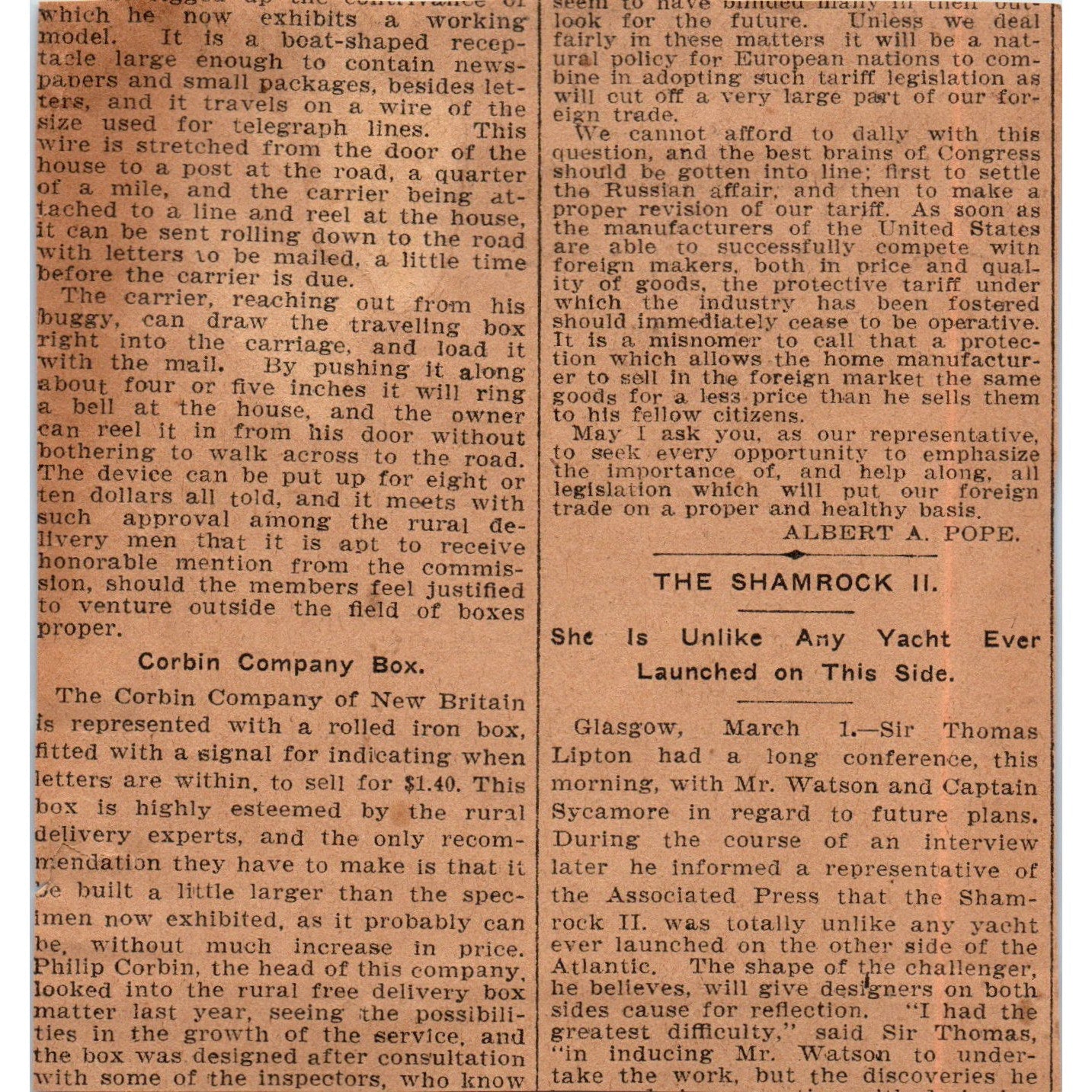 Morrill & Finch Clothiers Asylum St. Hartford 1901 Newspaper Ad AD8-H2