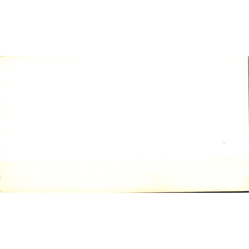 Manny Canales First City National Bank of Houston Vintage Business Card SE3-B9