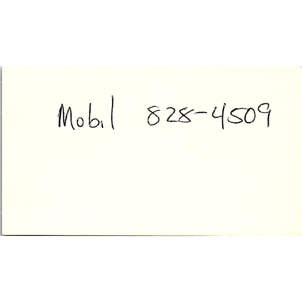 Shawn C Fry Enterprises Pierce-Etheridge Sugar Land TX Vtg Business Card SD9-B12