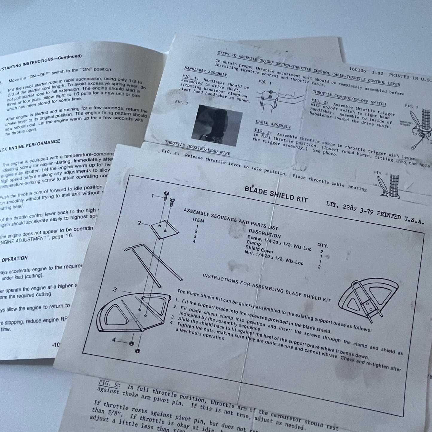 Weed Eater Owner's Manual Model 657 21" Trimmer/Edger Booklet TK2-XB3