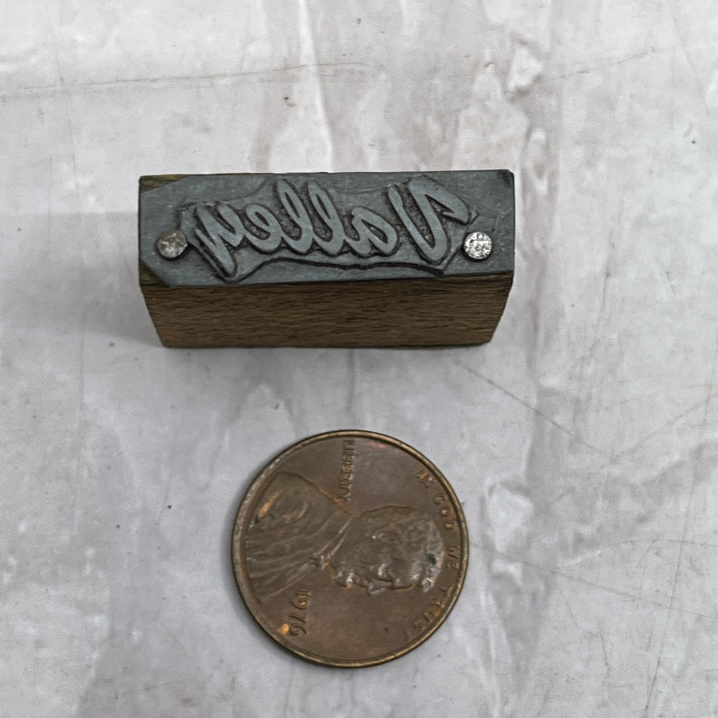 VALLEY Vintage Letterpress Printers Block Plate SF5-S