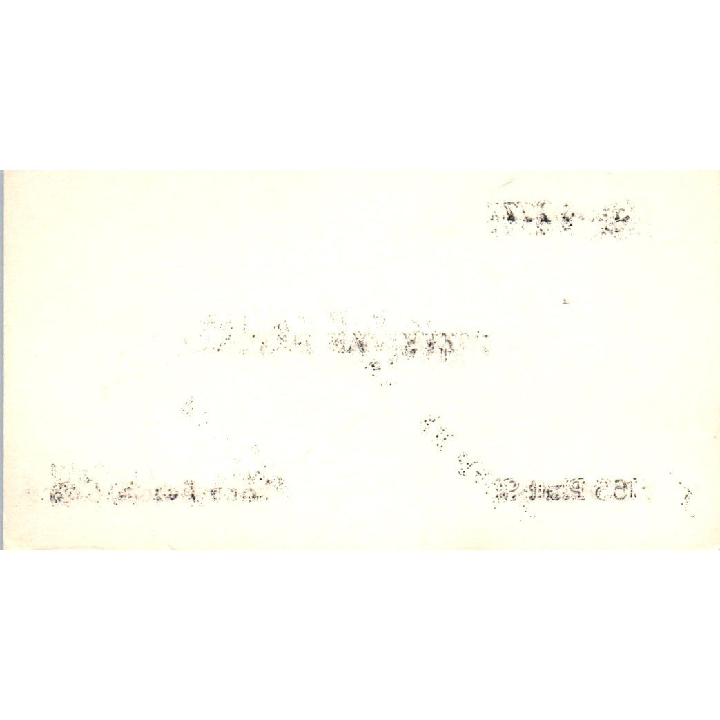 Steve Van Nattan Long Beach CA Vintage Business Card SD8-B16