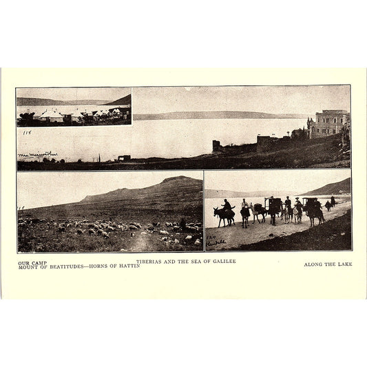 Tiberias and the Sea of Galilee 1905 Art Print SAG4-4