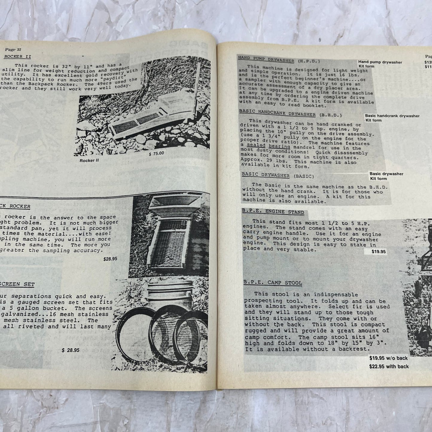 1980s T.H.A. Treasure Hunting Accessories Catalog Boca Raton FL M11