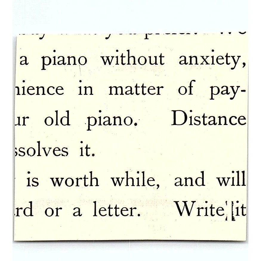 Mathushek Piano Mfg Co New Haven CT 1892 Ad AG2-S25