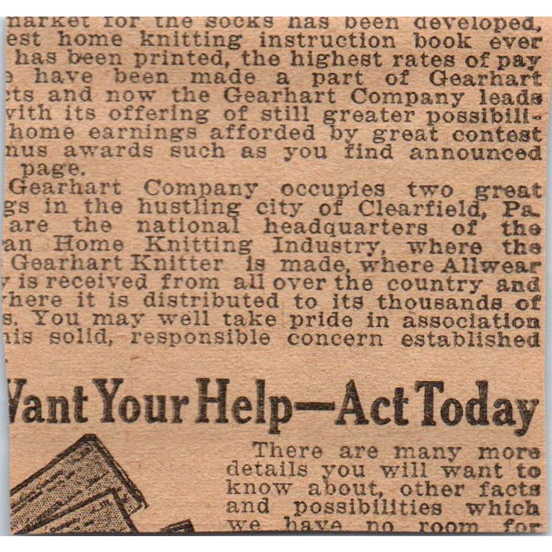 Davis Phonograph Free Record Offer Chicago 1923 Magazine Ad Clip AE1-5