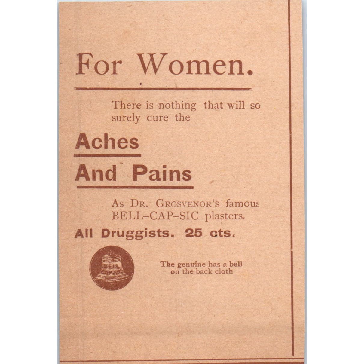 Ferris' Good Sense Corset Waists NY c1890 Victorian Ad AE8-CH7