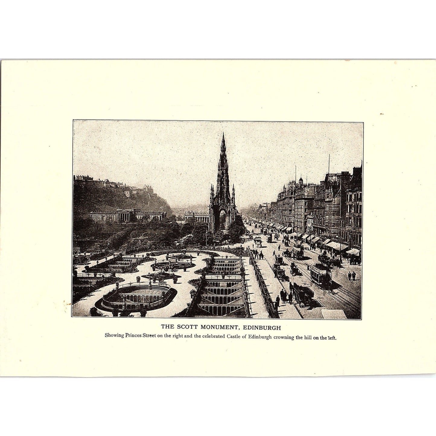 In Sir Walter Scott's Country Abbotsford Photo Vintage Art Print 6.5x9 V12