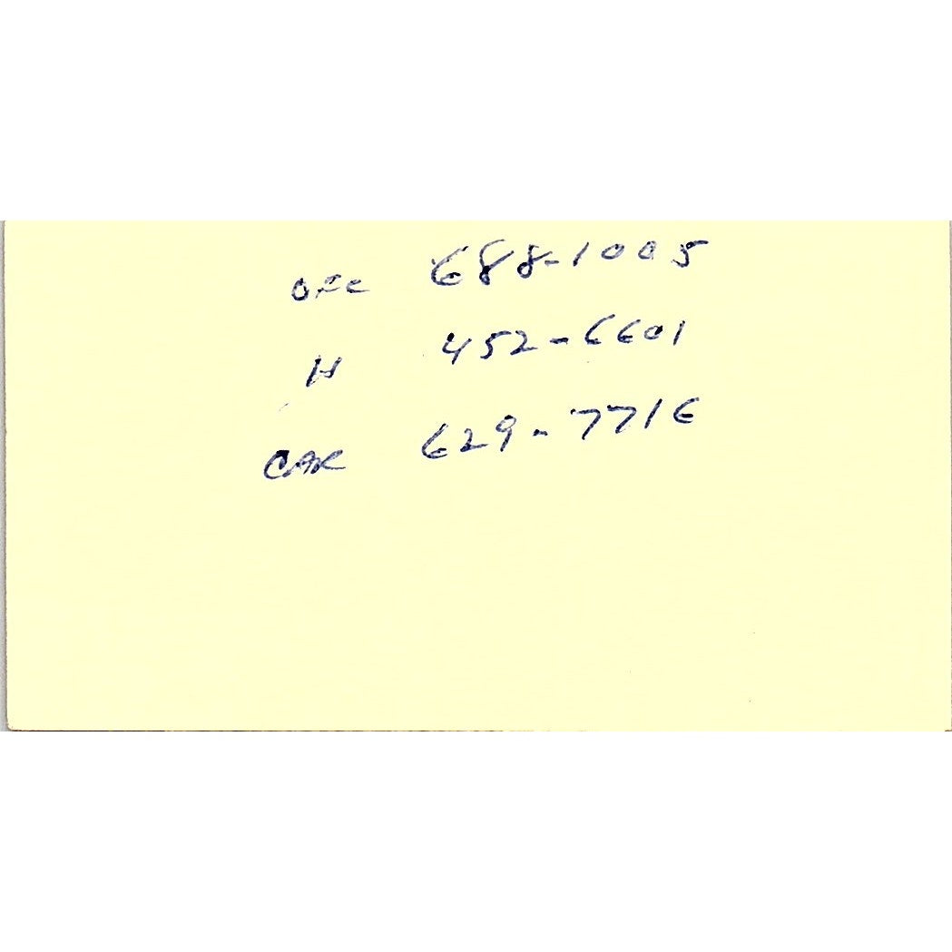 Capt Gabe Cserei Meridian Ship Inc Baltimore MD Vintage Business Card SD9-B13