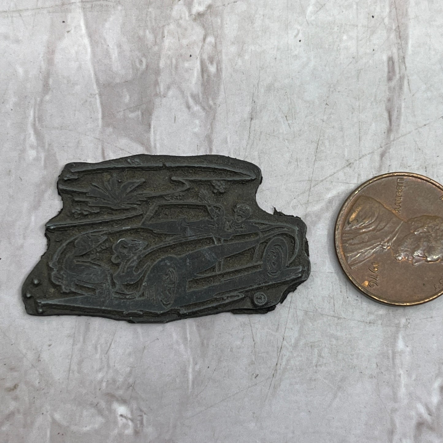 Retro Convertible Vintage Letterpress Printers Block Plate SF5-S