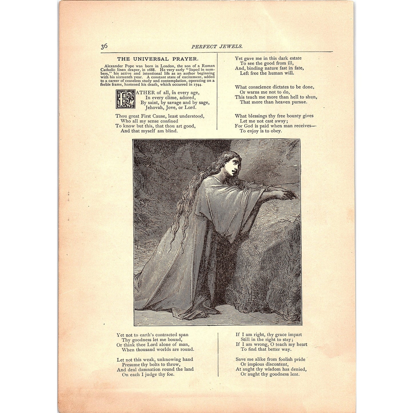 The Lost Chord Adelaide Anne Proctor, A Psalm of Life Longfellow 1884 Poem TA5-CJ-4