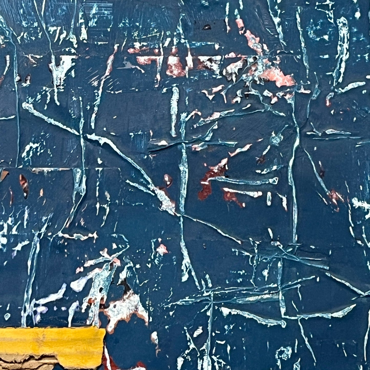 Original Mixed Media Modern Art Collage Painting 11x14 "Twilight"