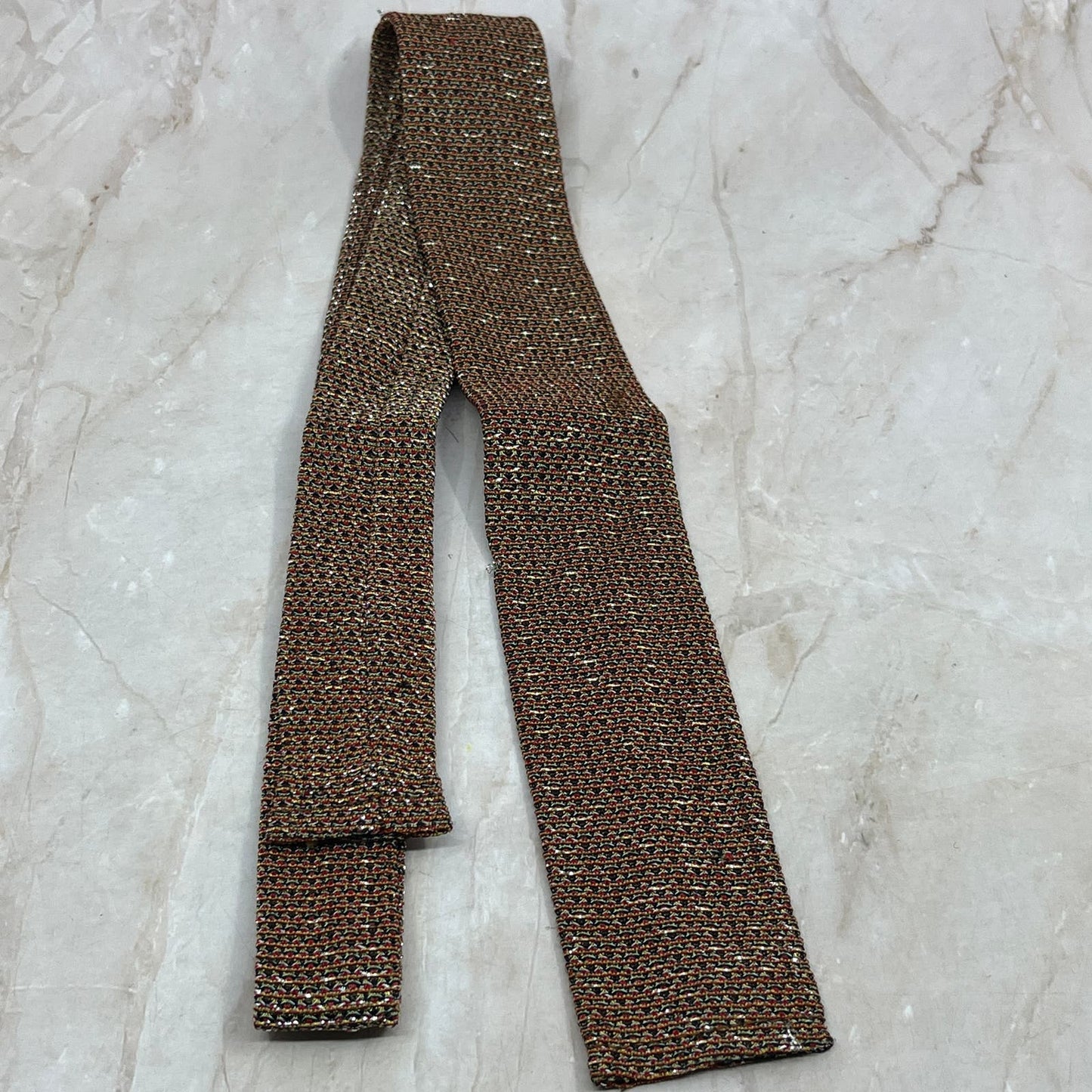 Retro Men's Long Straight Slim Woven Sparkle Christmas Necktie Tie TJ4-T2