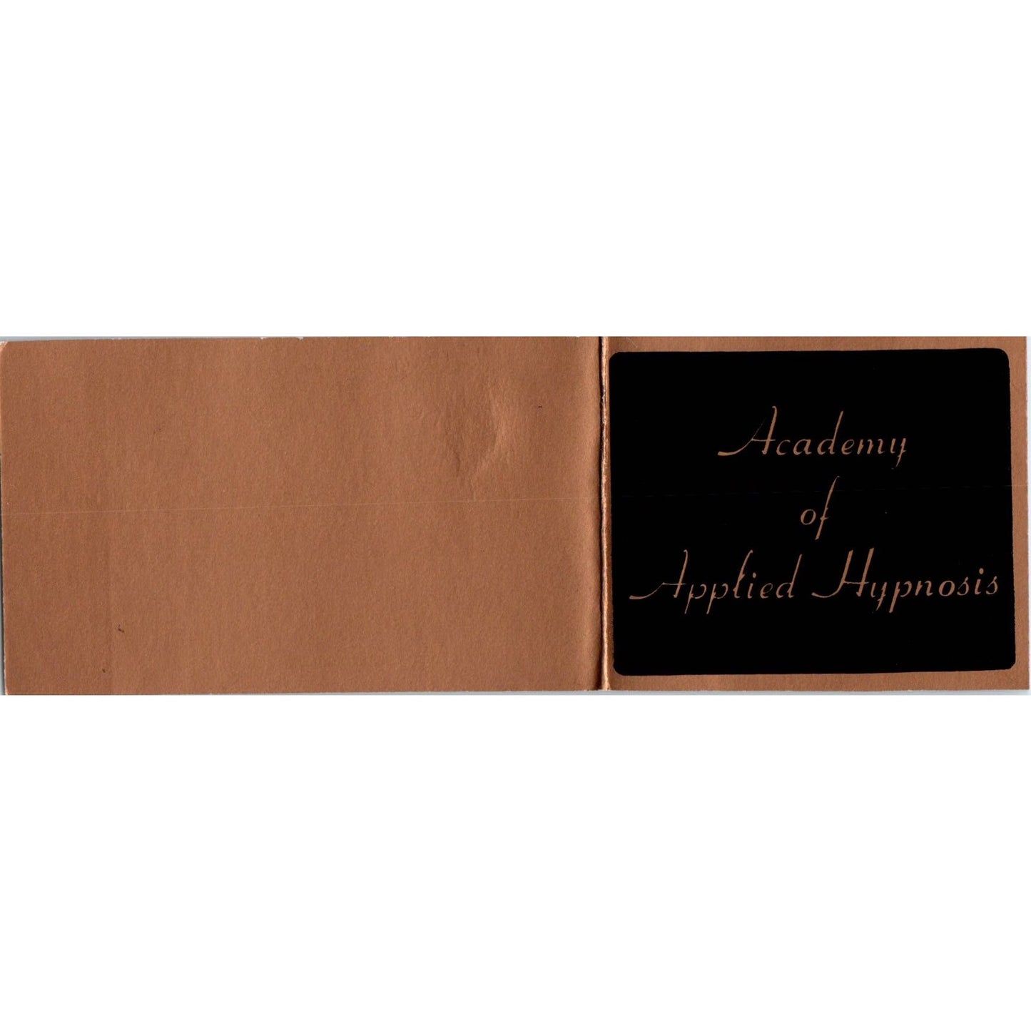 Academy of Applied Hypnosis Antone M Guerreiro Inglewood CA Business Card SE3-B6