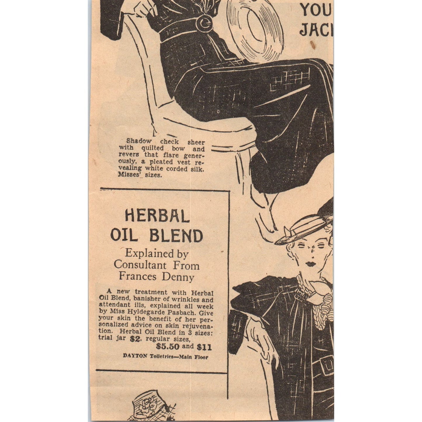 Camel Cigarettes for Women 4x7" 1935 Minneapolis Journal Advertisement AE7-H1