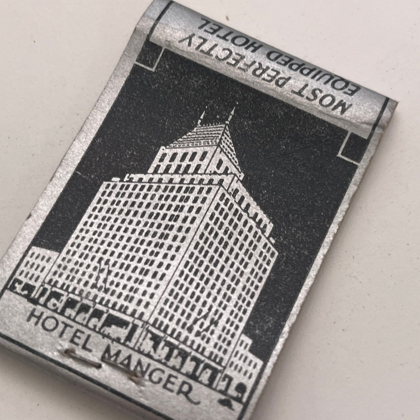Hotel Manger North Station Boston MA Vintage Matchbook Cover TB8-MB2-5