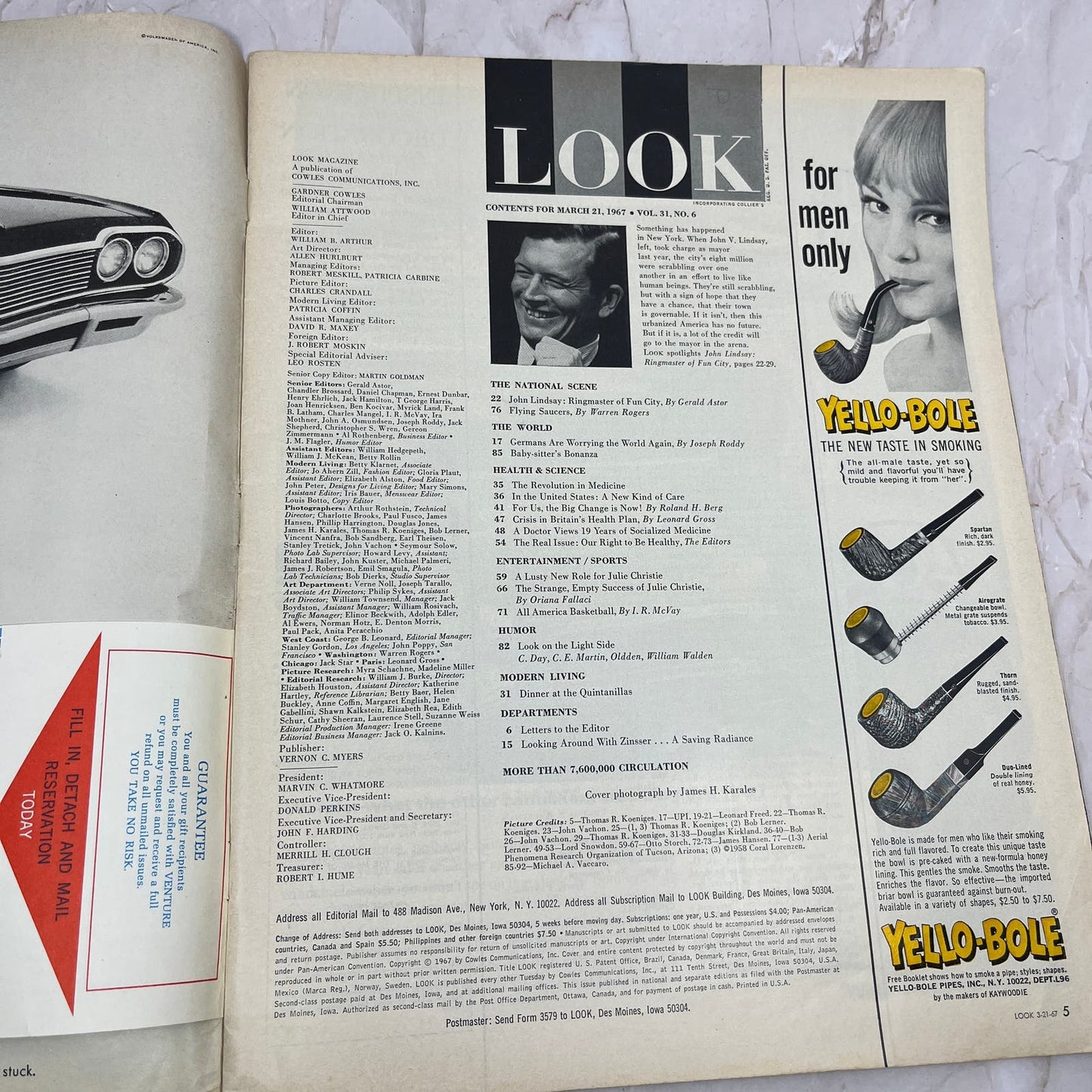 1967 March Look Magazine - Big Change in Medicine FL6-2