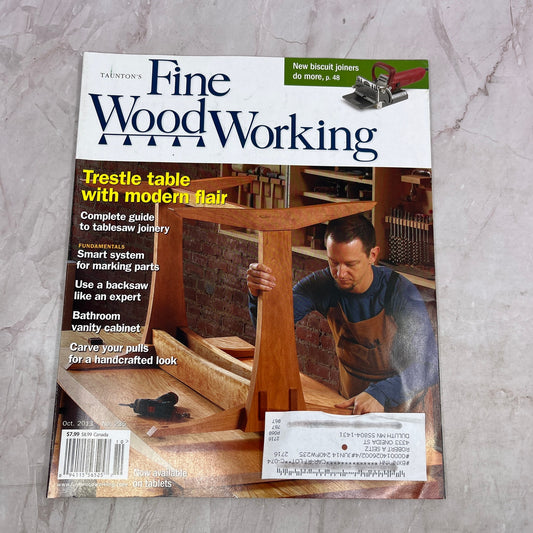 Modern Trestle Table - Oct 2013 No 235 - Taunton's Fine Woodworking Magazine M36