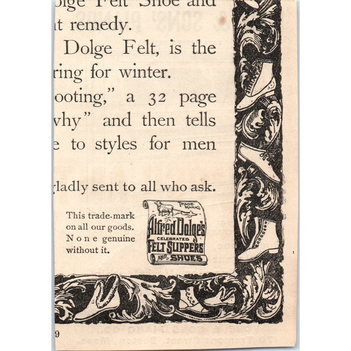 Vose and Sons' Piano Co Boston MA 1892 Magazine Ad AK6-M1