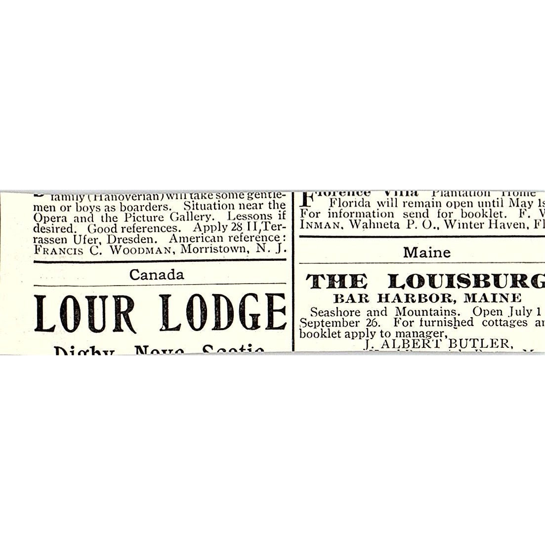 Bureau of University Travel 201 Clarendon St. Boston MA 1903 Ad AF8-M7