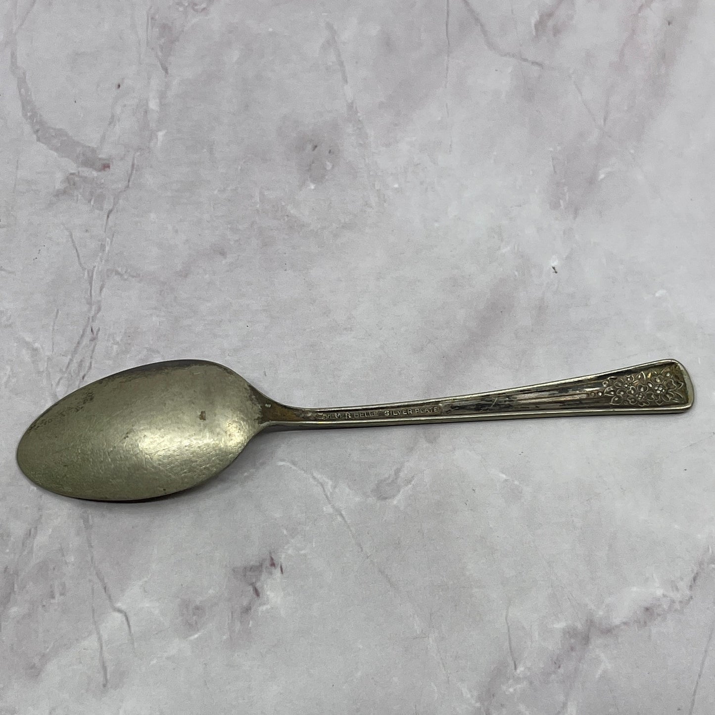 Silver Bell Silver Plate Teaspoon Spoon 6" Vintage Silverplate TC5-OS-14