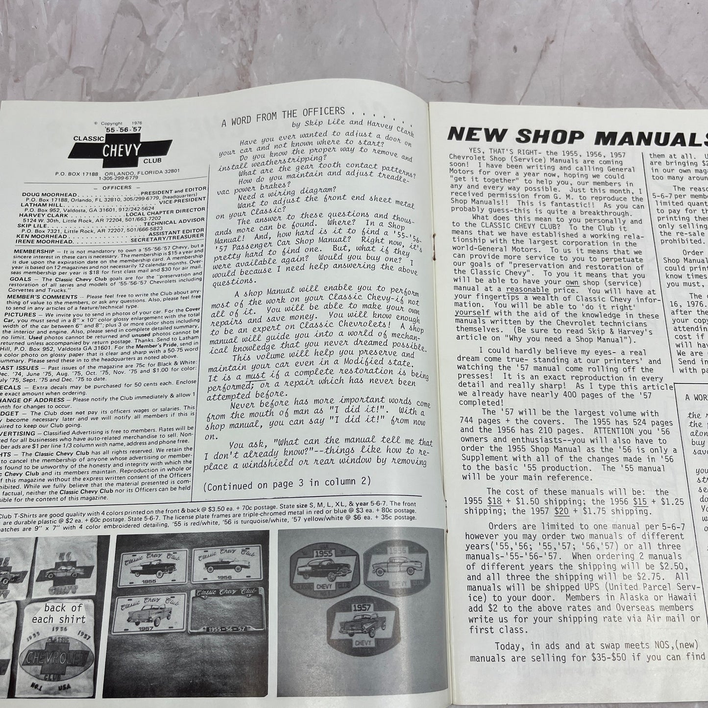 Shop Manuals - '55, '56, '57 Classic Chevy World Magazine - Jun 1976 M29