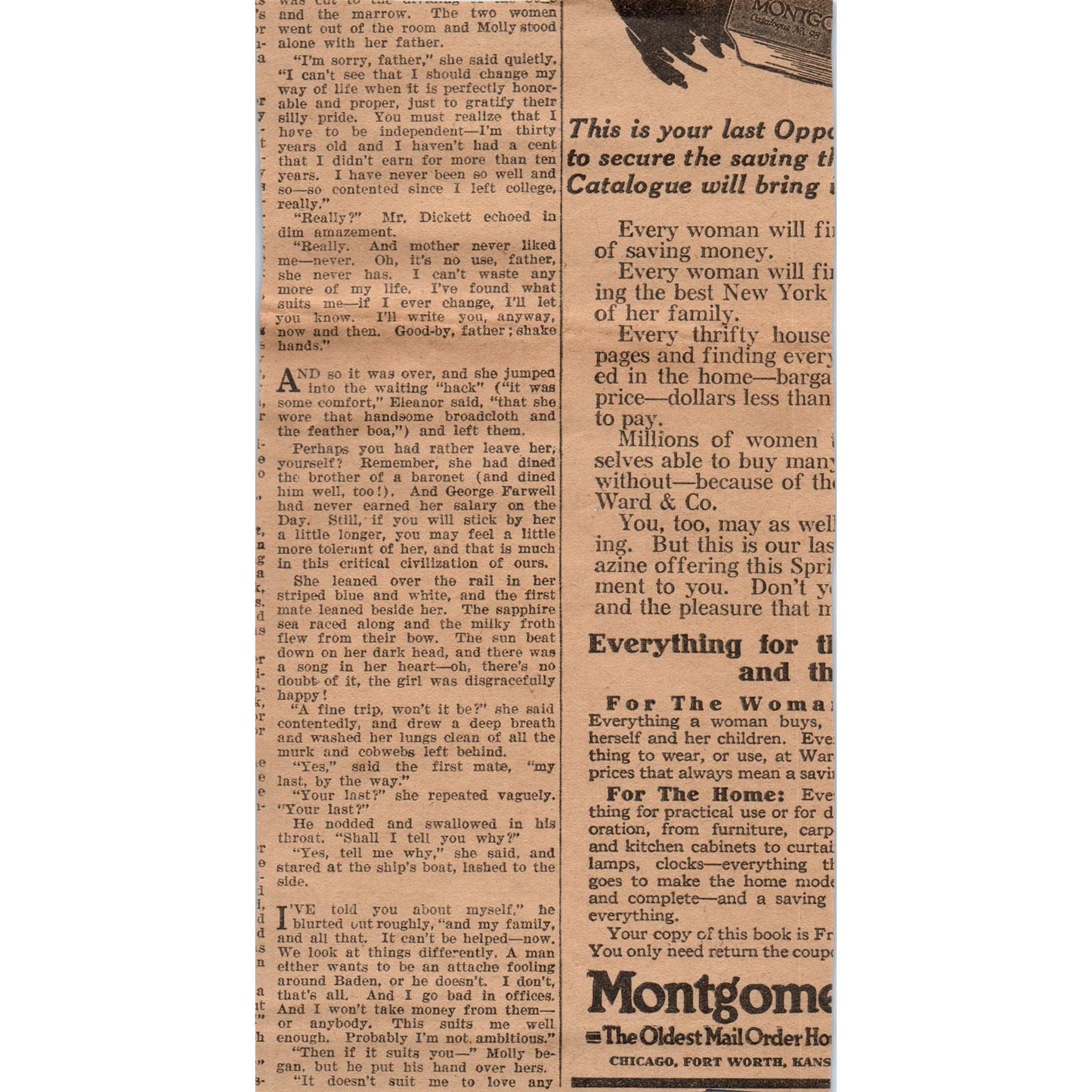 Needle Work Anyone Can Do Emily Haynes 1923 Magazine Ad Clip AE1-1