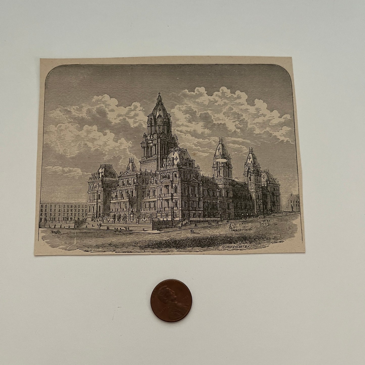 Redman & Kenny N.Y. 1894 Art Engraving SAG4-8