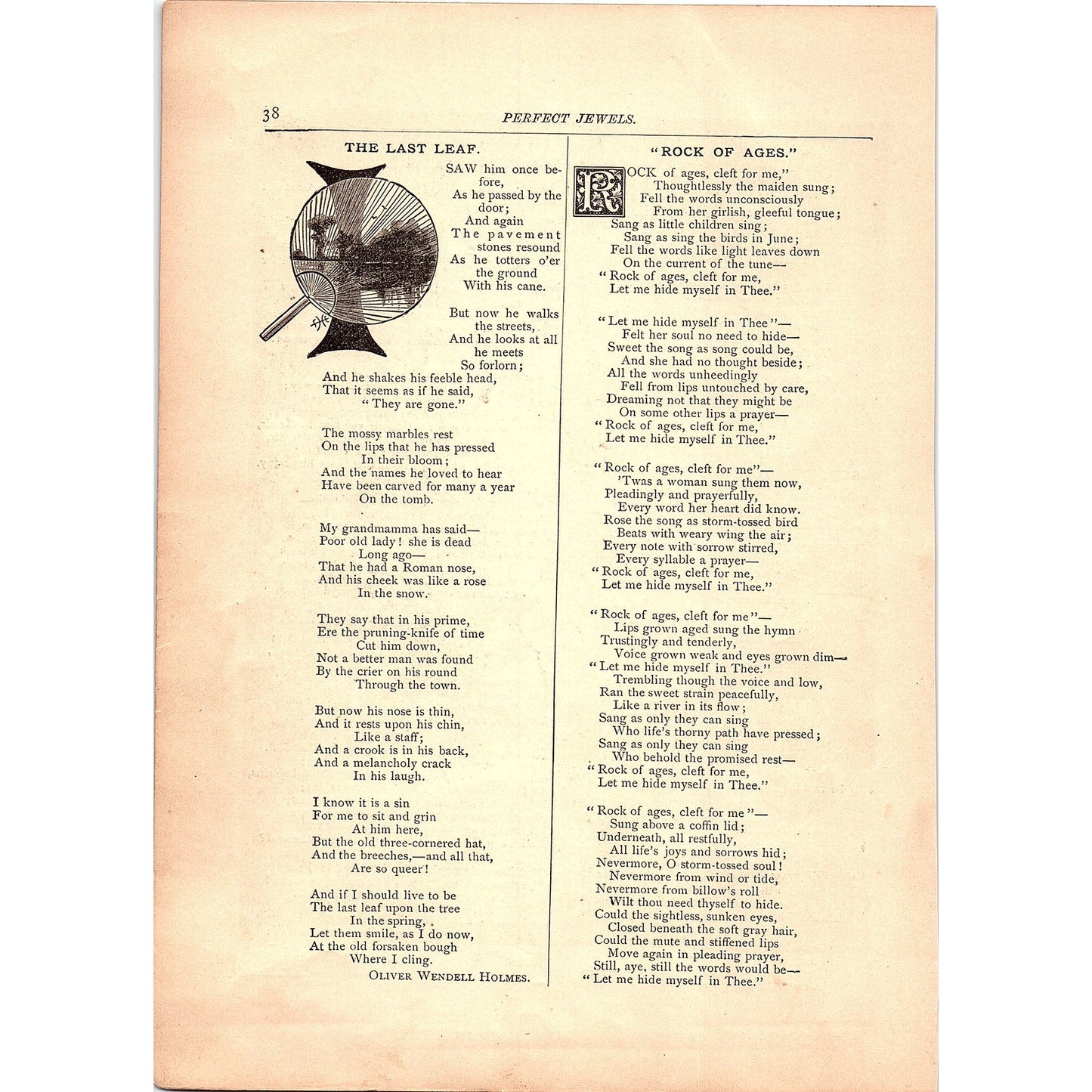 I Would Not Live Alway William Augustus Muhlenberg 1884 Poem TA5-CJ-4