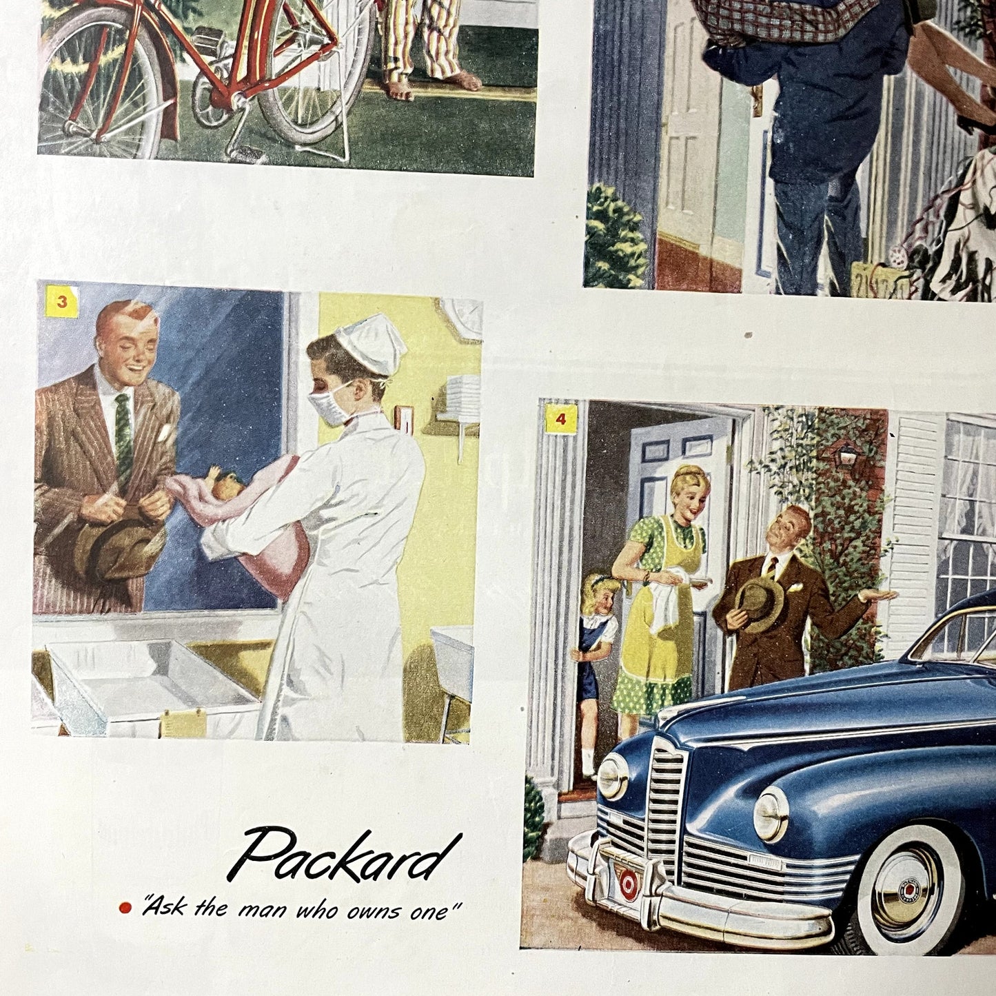 Packard Automobiles - Red Letter Days Vintage Magazine Ad 10x13 V11