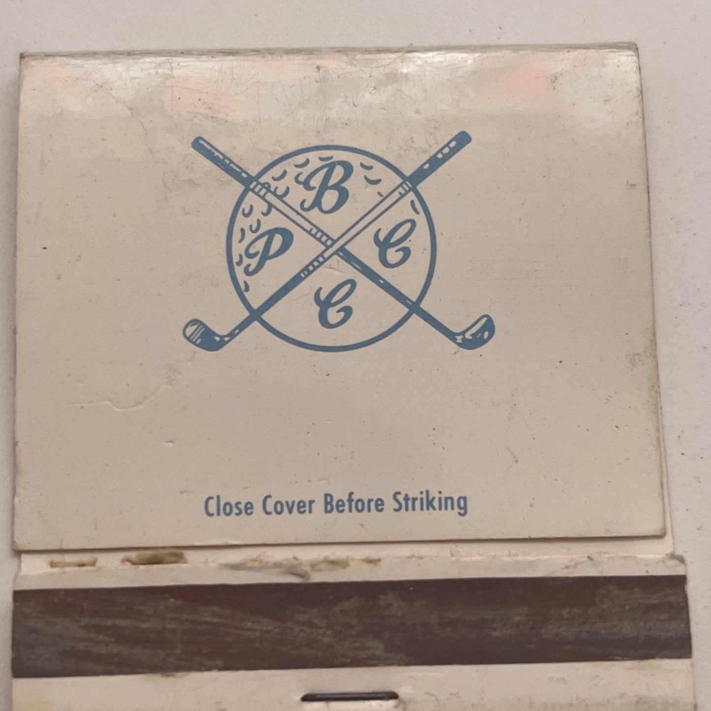 Palm Beach Country Club Florida Vintage Matchbook Cover TB8-MB2-7