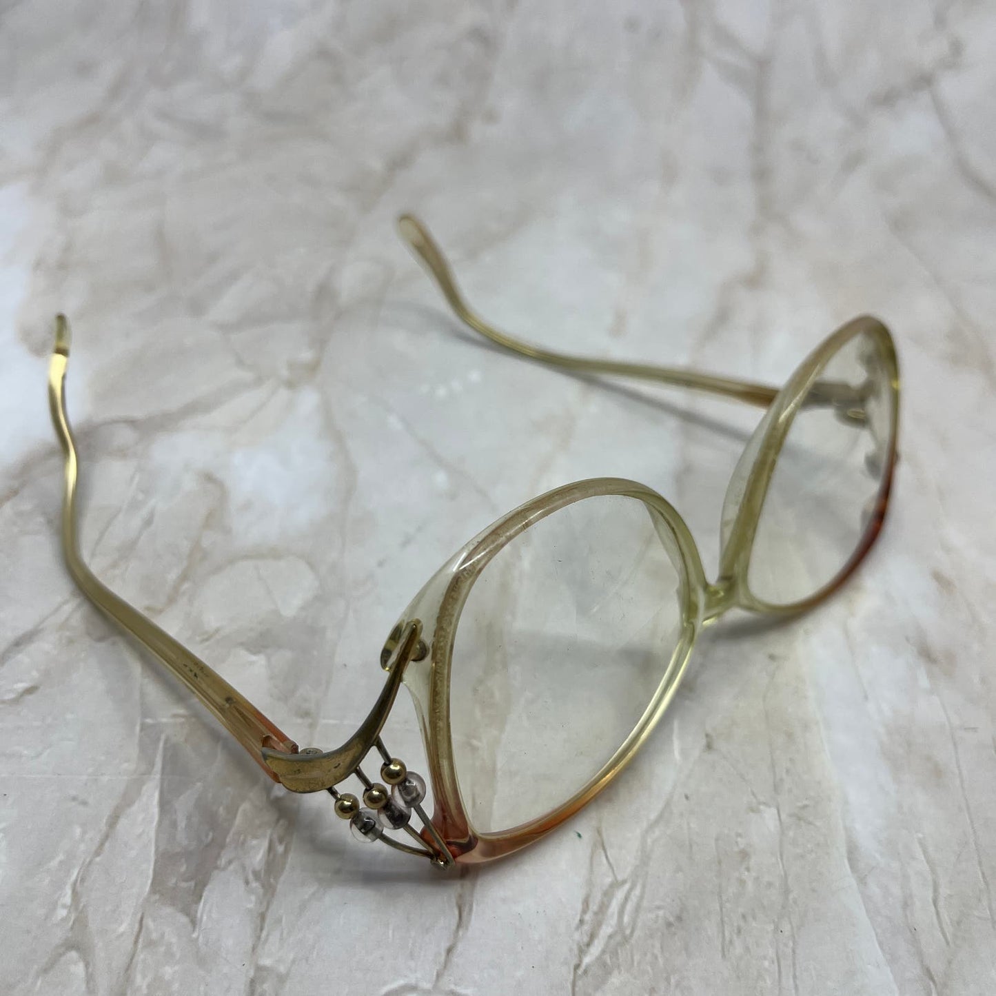 Retro Women’s Albert Nipon Lace Beaded Oversize Sunglasses Eyeglasses TD7-G9-4