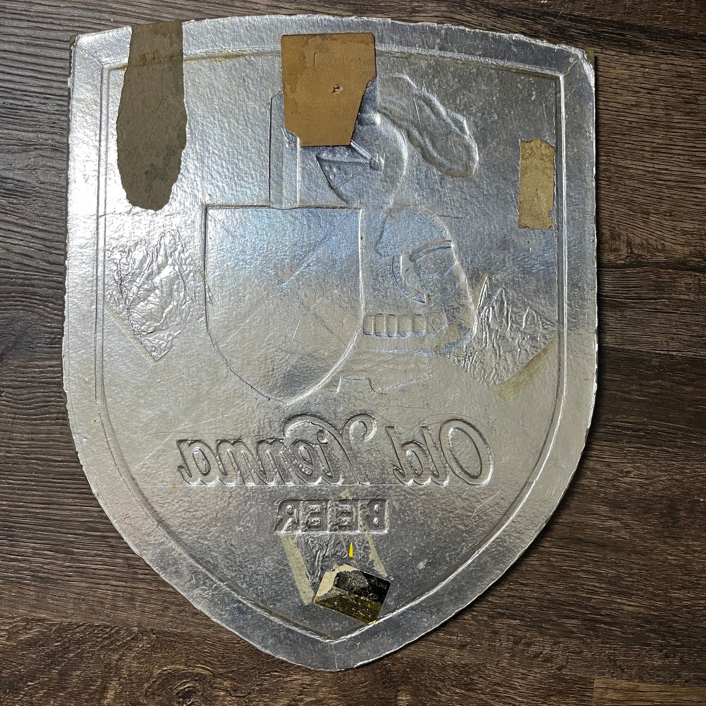 Vintage Old Vienna Canadian Imported Beer Sign Placard Embossed 11x14 V9