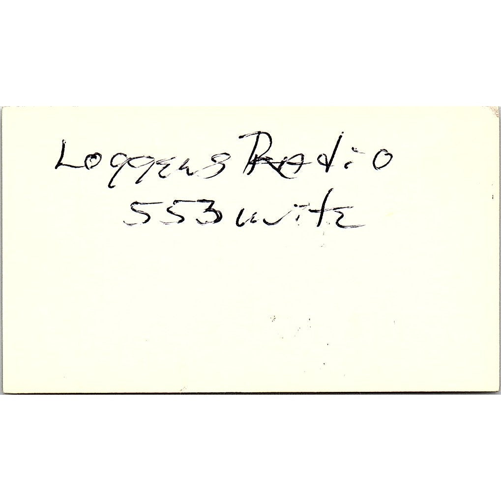 Jerry Kachelmier Tri-K Inc Logging Eugene OR Vintage Business Card SD9-B4