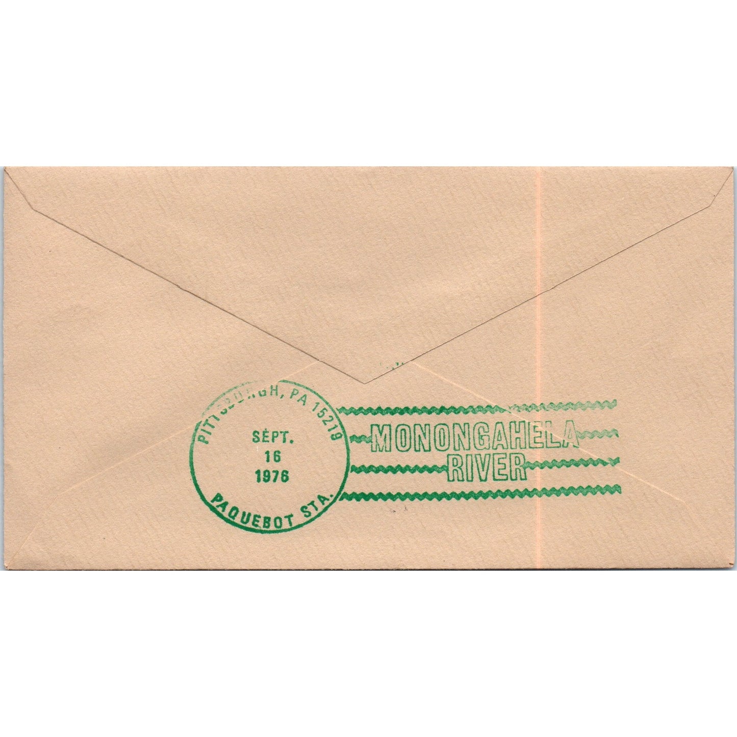 1976 Monongahela River Bicentennial Era First Day Postal Cover AD8-RS1