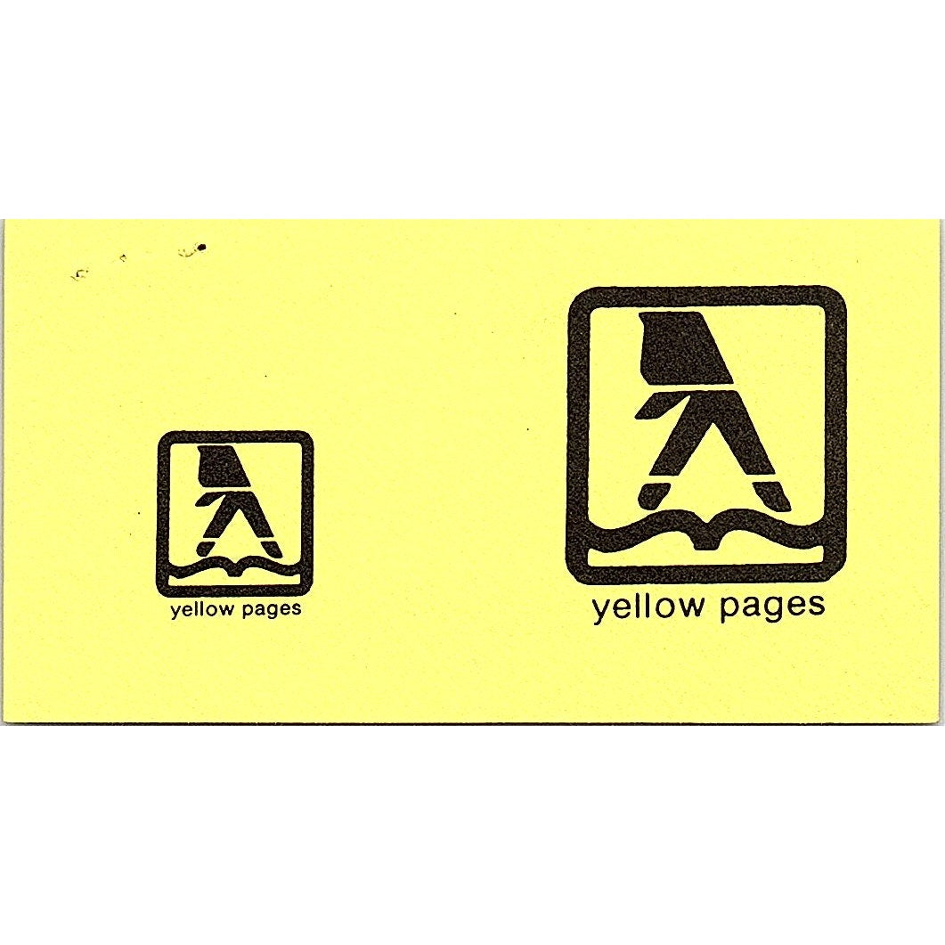 Mario Clough Houston TX Yellow Pages Rep Vintage Business Card SE3-B16