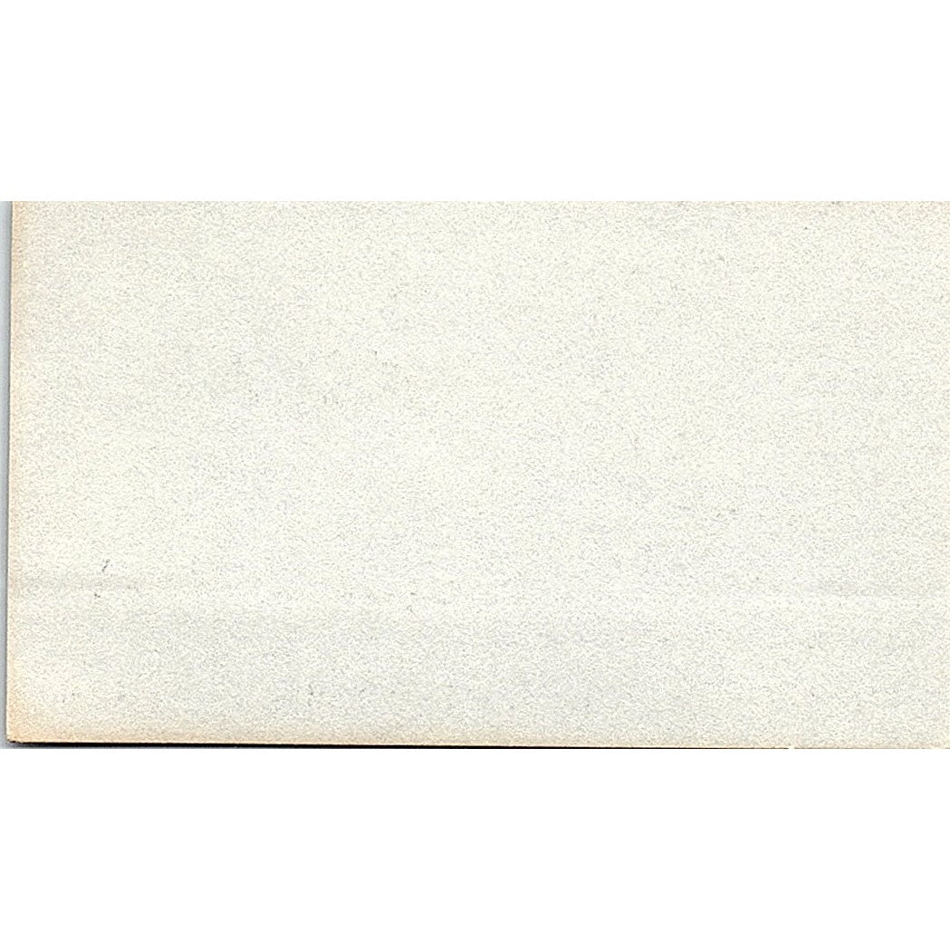 Tom Dixon Pottery Art Austin TX Vintage Business Card SE3-B11