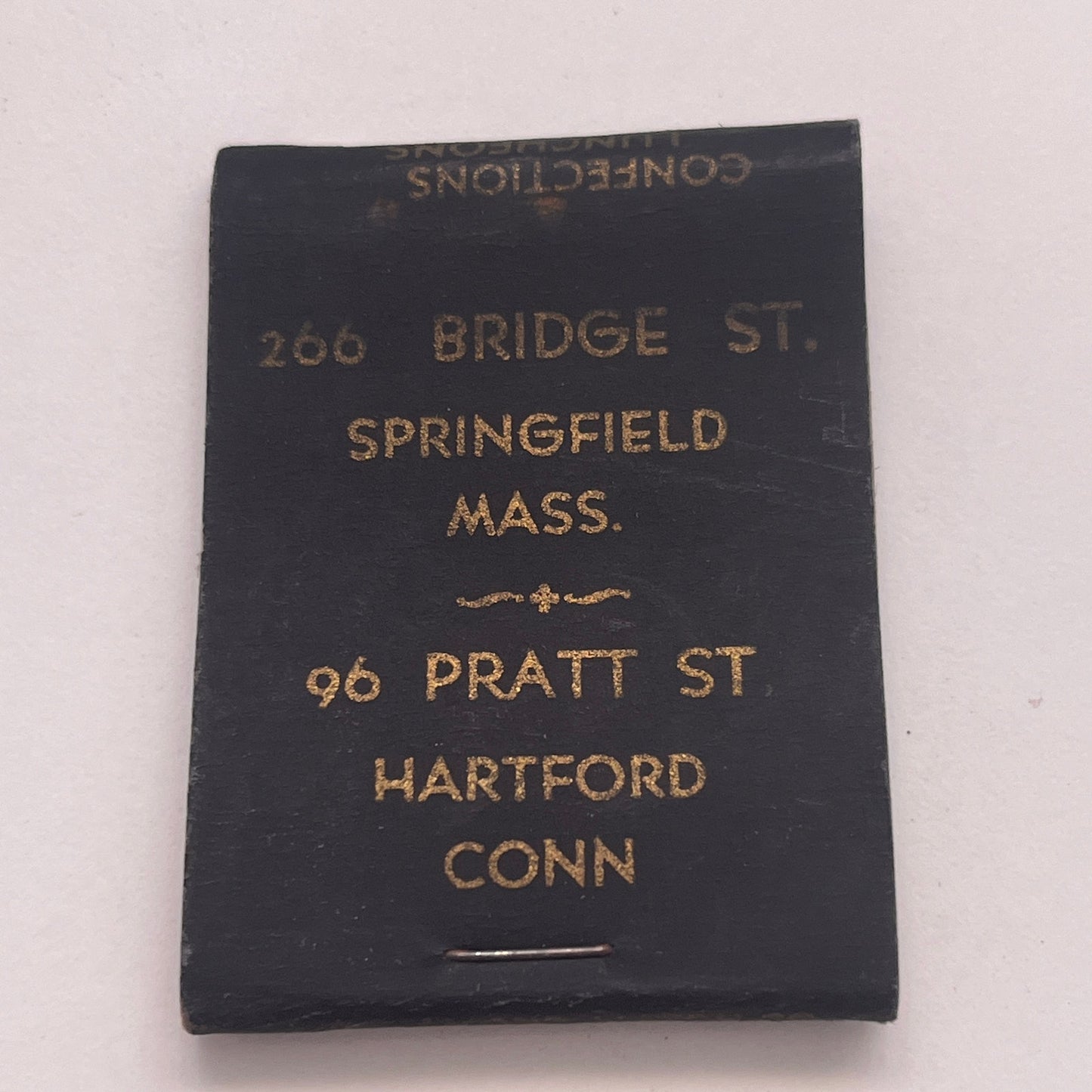 Jensen's Bakeries Confections Springfield MA Hartford CT Matchbook TB8-MB2-8