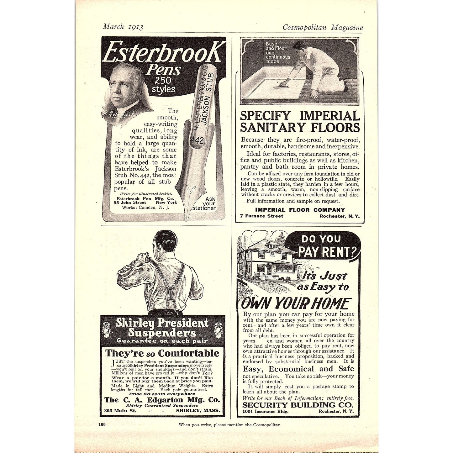 1913 The Weber Pianola Player Piano Victorian Cosmopolitan Vintage Ad 7x10 V5