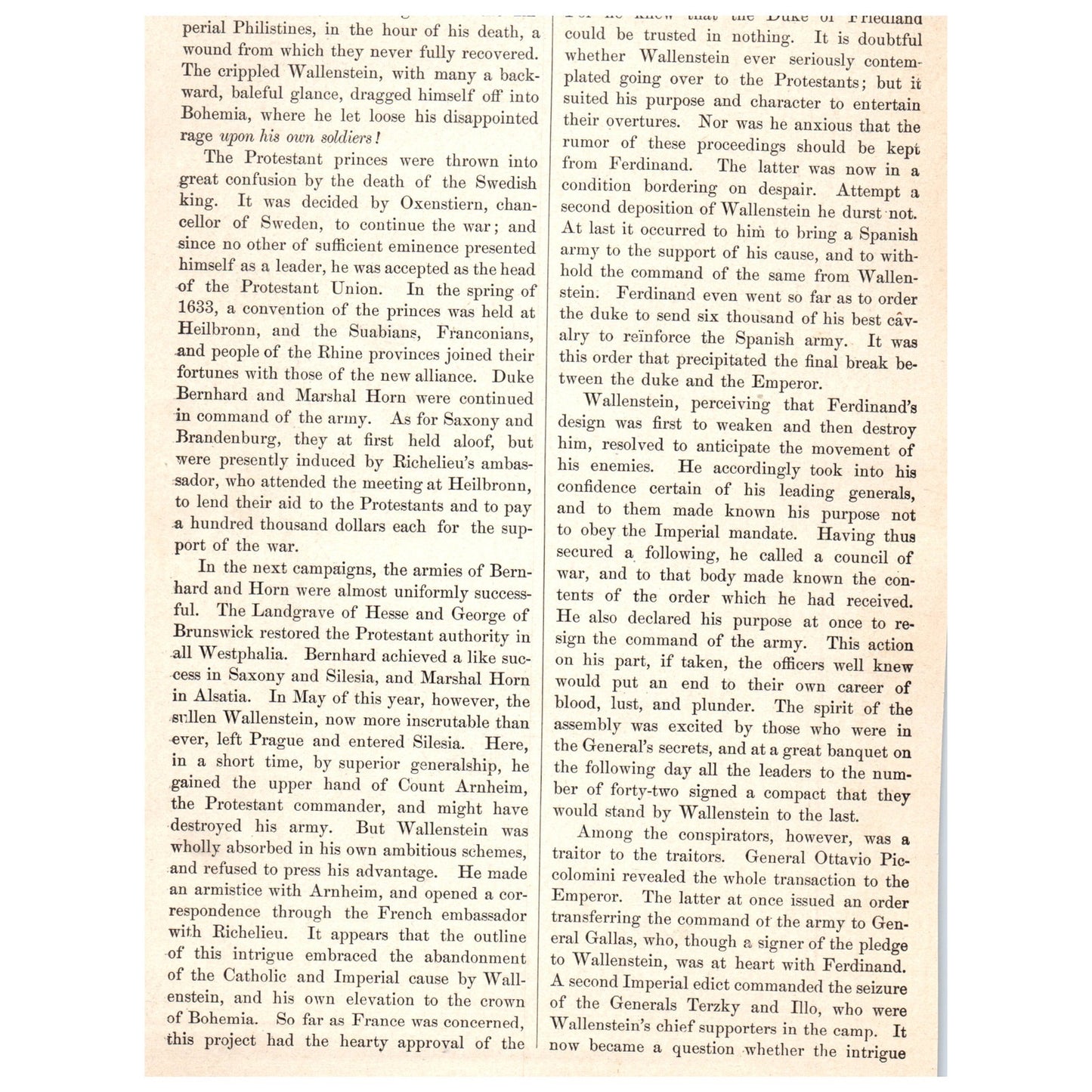 Death of Gustavus Adolphus at Lützen 1911 Engraving Print AF5-11