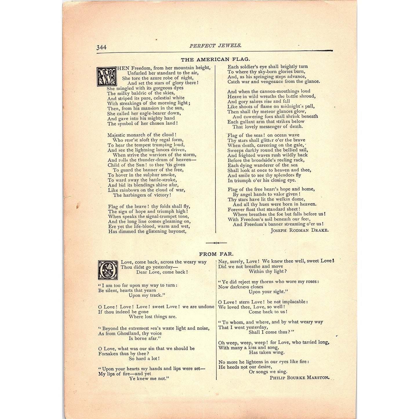 Morning - James Beattie, From Far Philip Bourke Marston 1884 Poem TA5-CJ-5