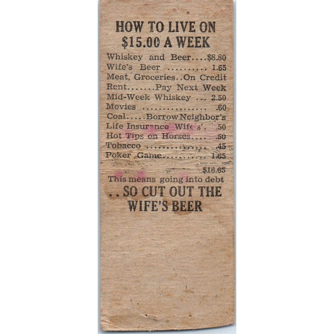Charlie's Tavern Draper WI Pinup What Ho Vintage Matchbook Cover SD2-Y1