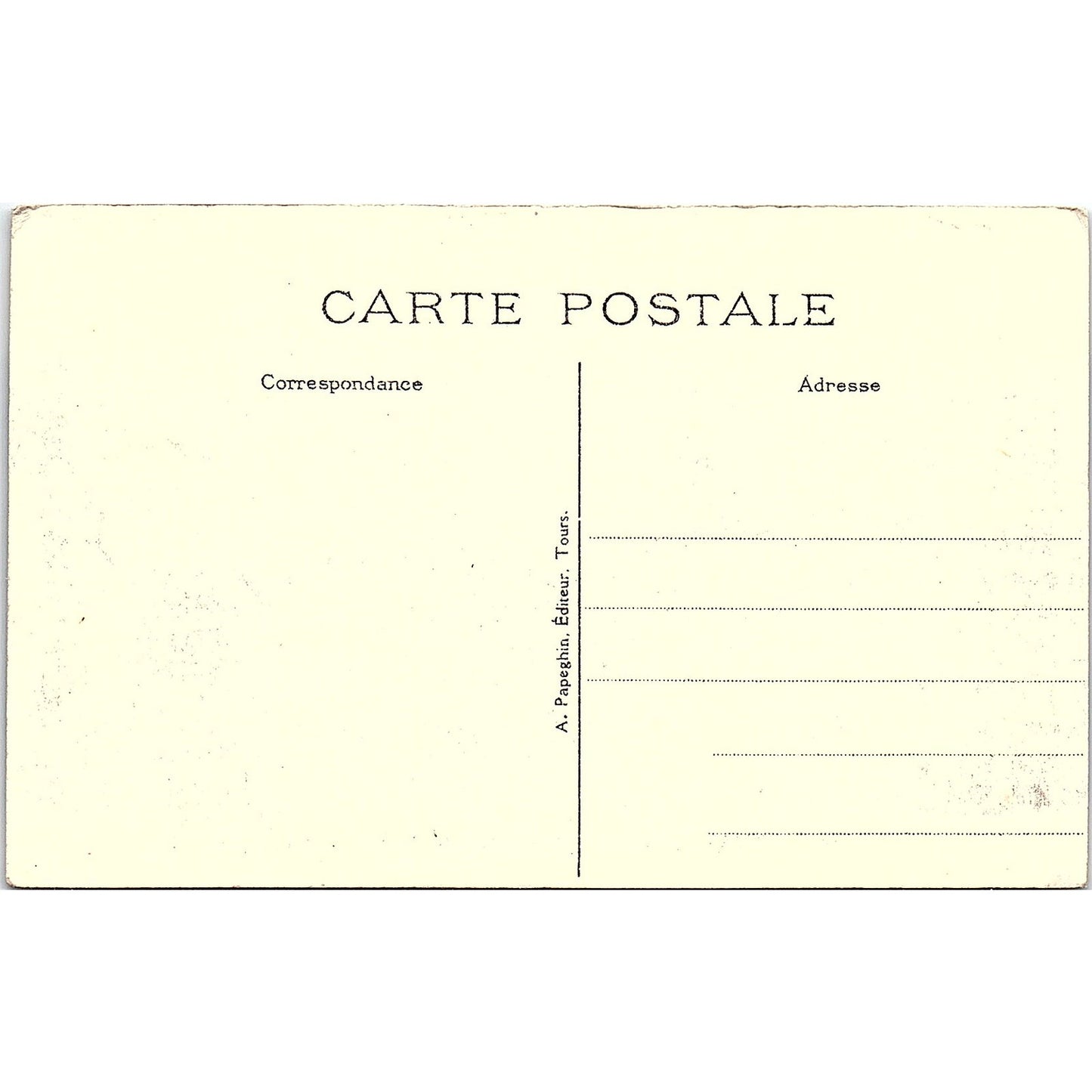 Vue Generale Vers La Gare French Antique Postcard PE10