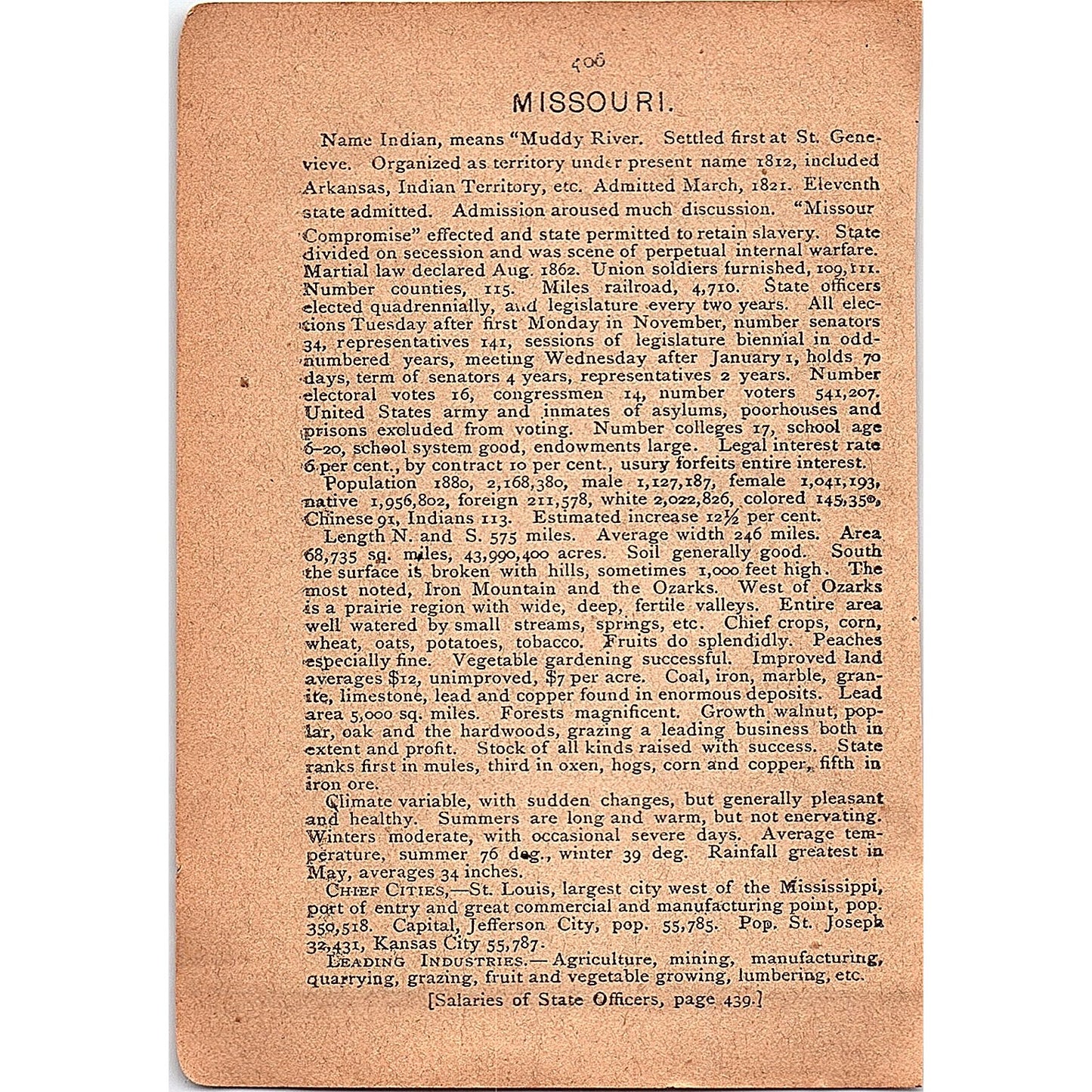 Antique 1889 Map of Mississippi 1889 Pocket Map Engraving SAG4-H4