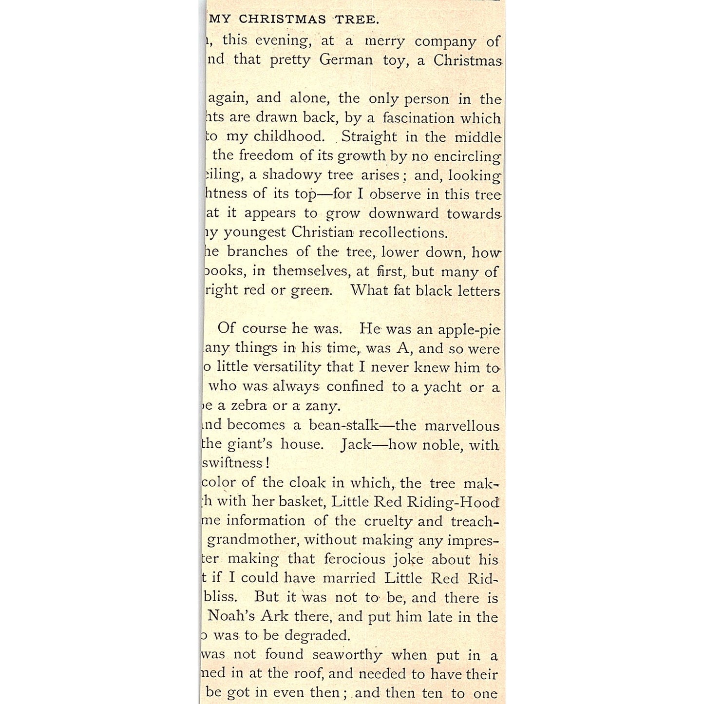 Woodman, Spare That Tree - George Perkins Morris 1884 Poem AG3-1