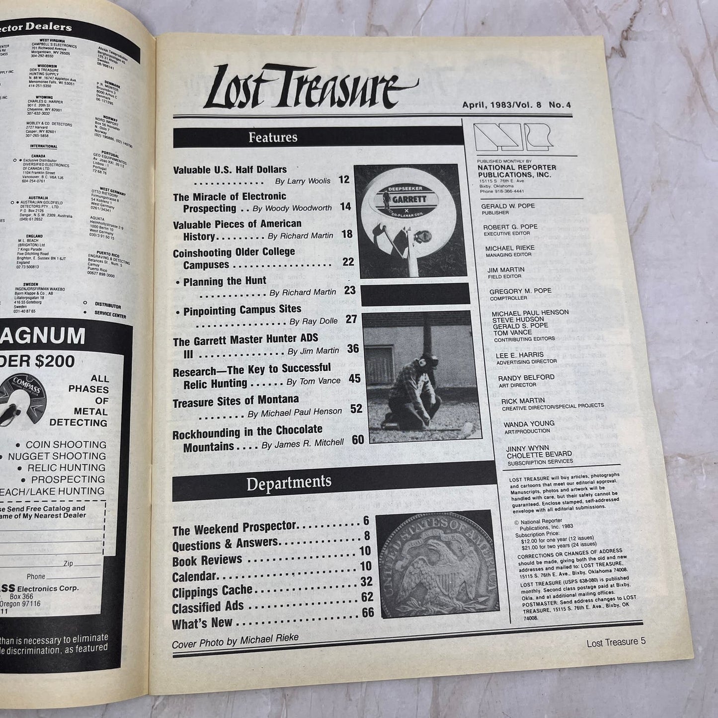 1983 April - Lost Treasure Magazine - Treasure Hunting Gold Prospecting M15