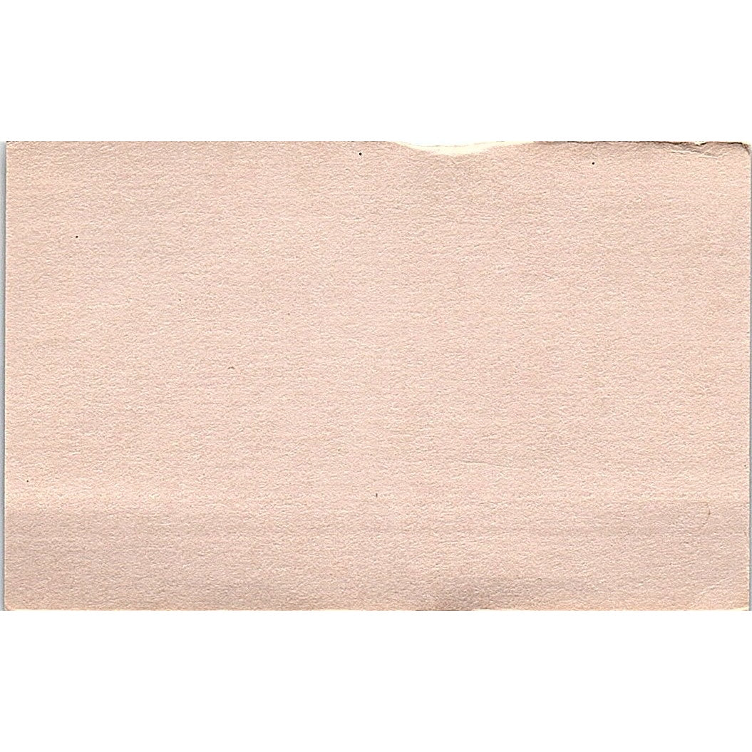 Joseph Flora Hills Costa Mesa CA Vintage Business Card SB4-B16