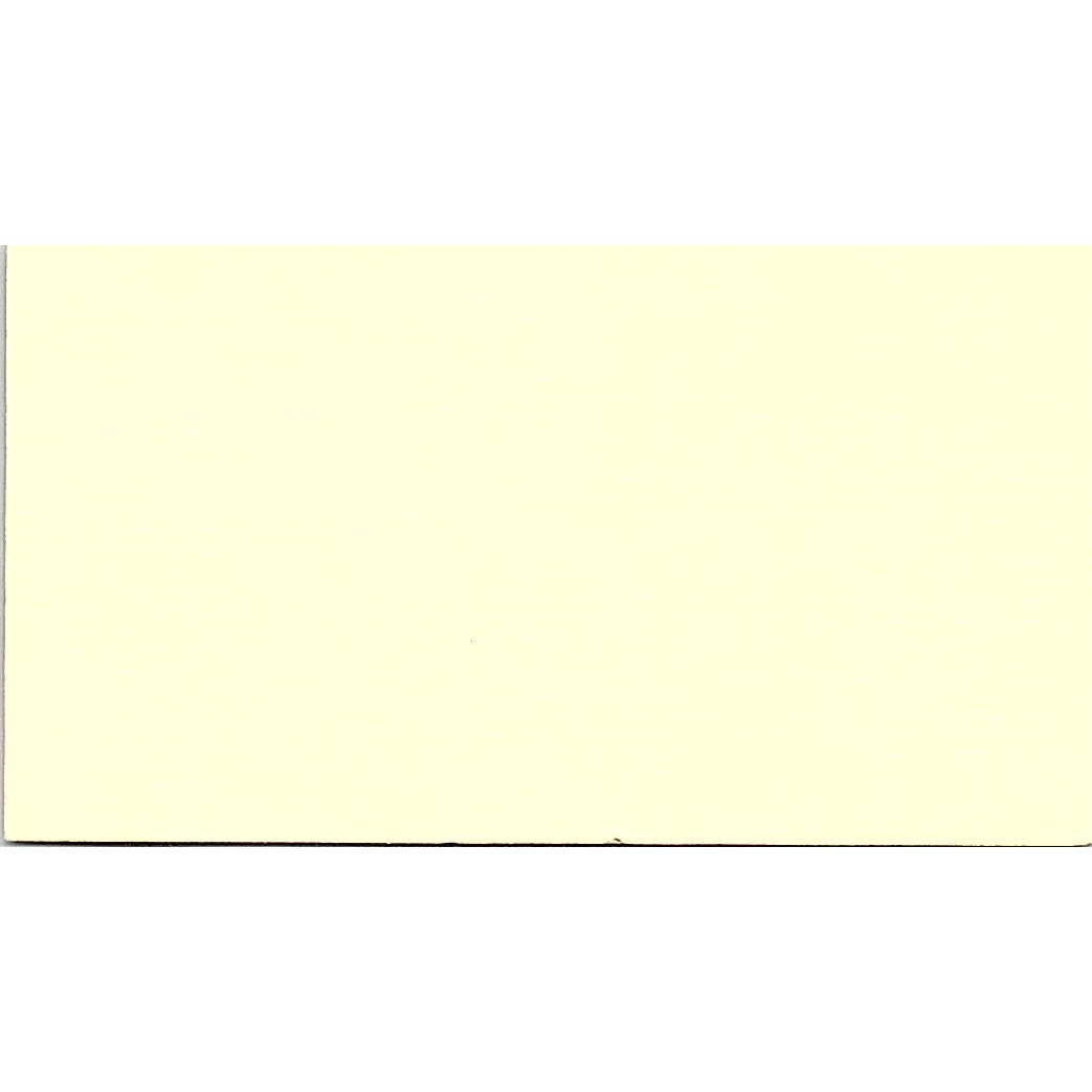 Mr Tablecloth Jeannie Bein St. Thomas U.S.V.I. Vintage Business Card SF3-B4