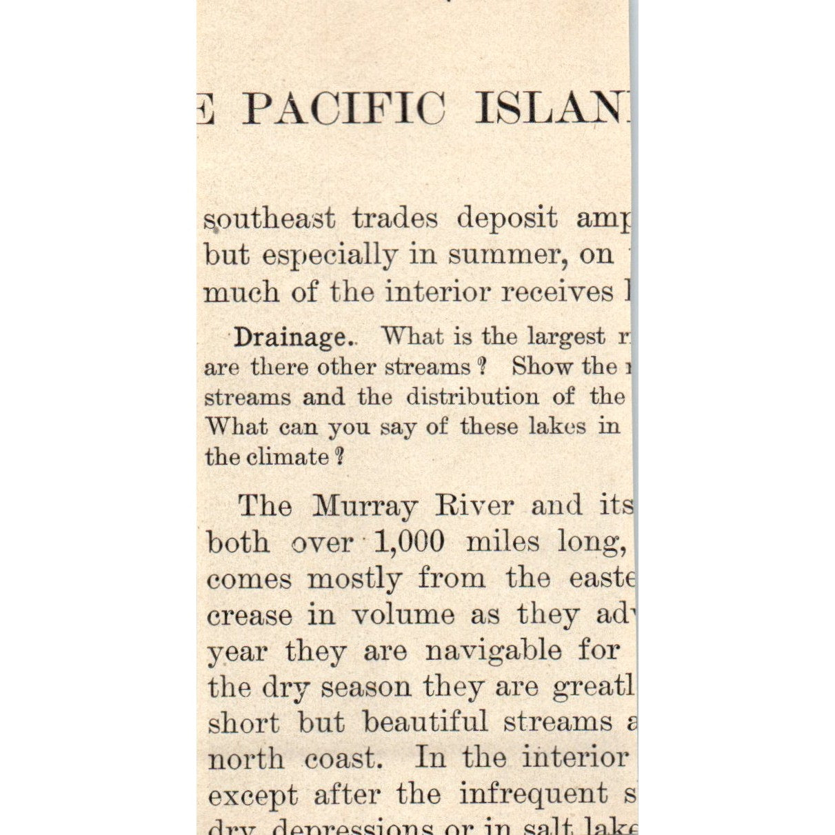 Native Australian With Boomerang 1901 Engraving AF2-P1