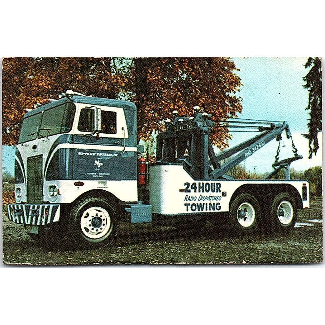 MPI Mid-Pacific Industries Jim Schehen Peterbilt Vintage Business Card TH2-B1